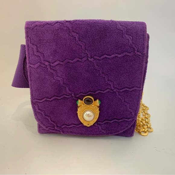 Vintage Suede Belt w/Gold Chains SOLD!!! - Picture 2 of 14